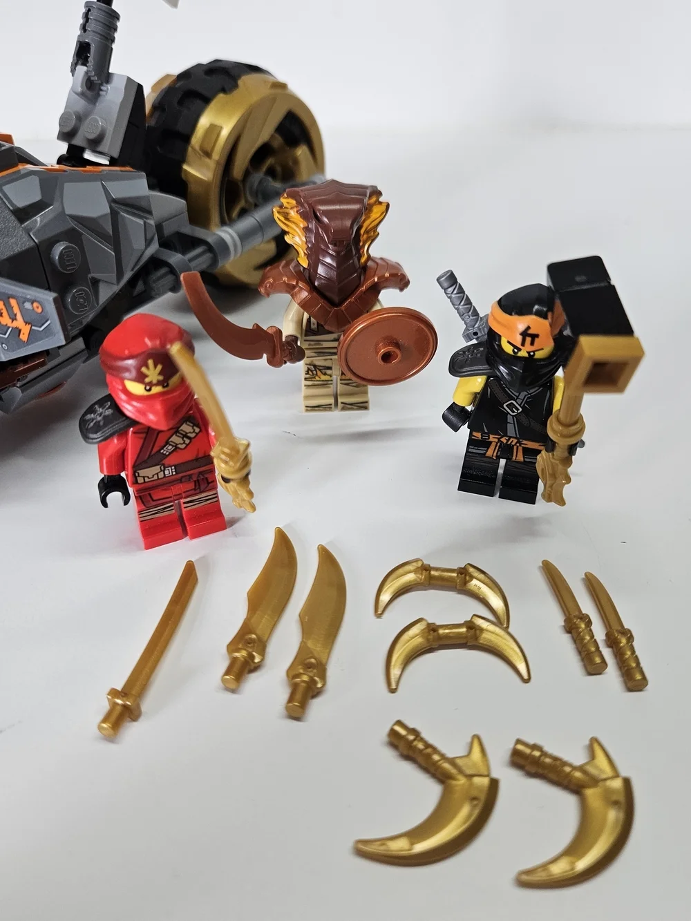 LEGO Ninjago Cole's Dirt Bike 70672 100% Complete Set with Manual